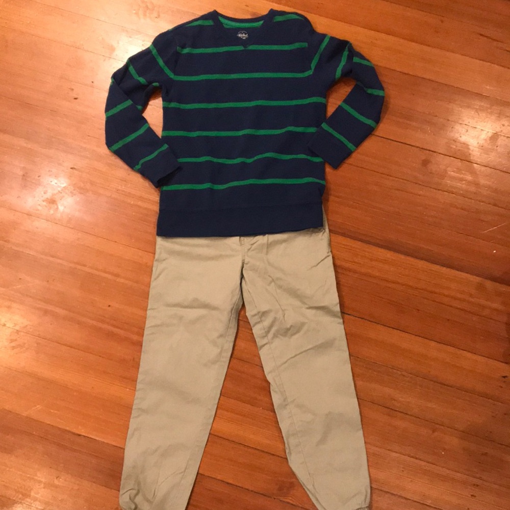 Super cute boys outfit- sweater and pants